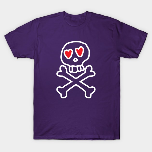 Love Skull T-Shirt by SinisterThreads